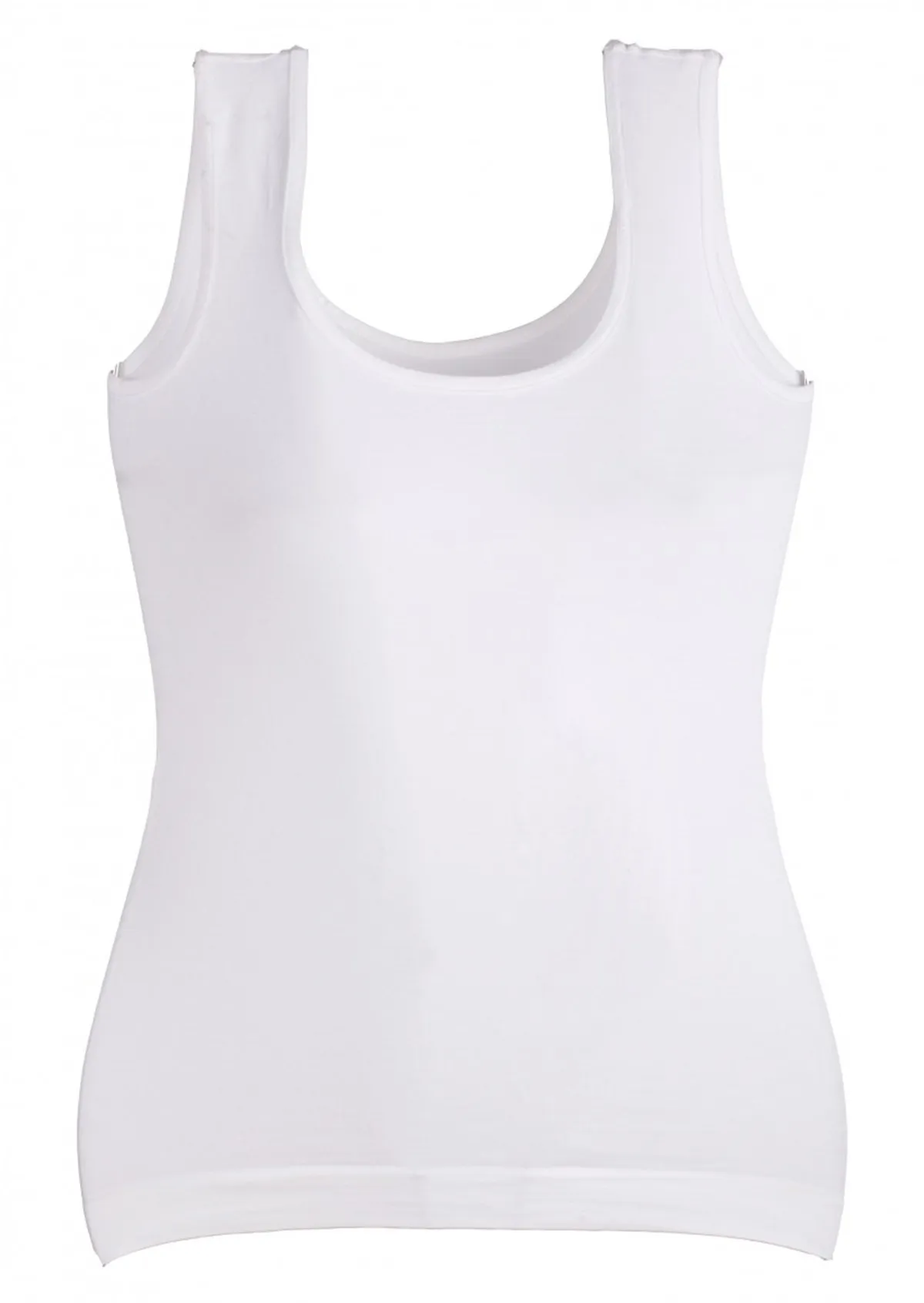 

Fashion Line With Thick Straps Seamless Undershirt 1012