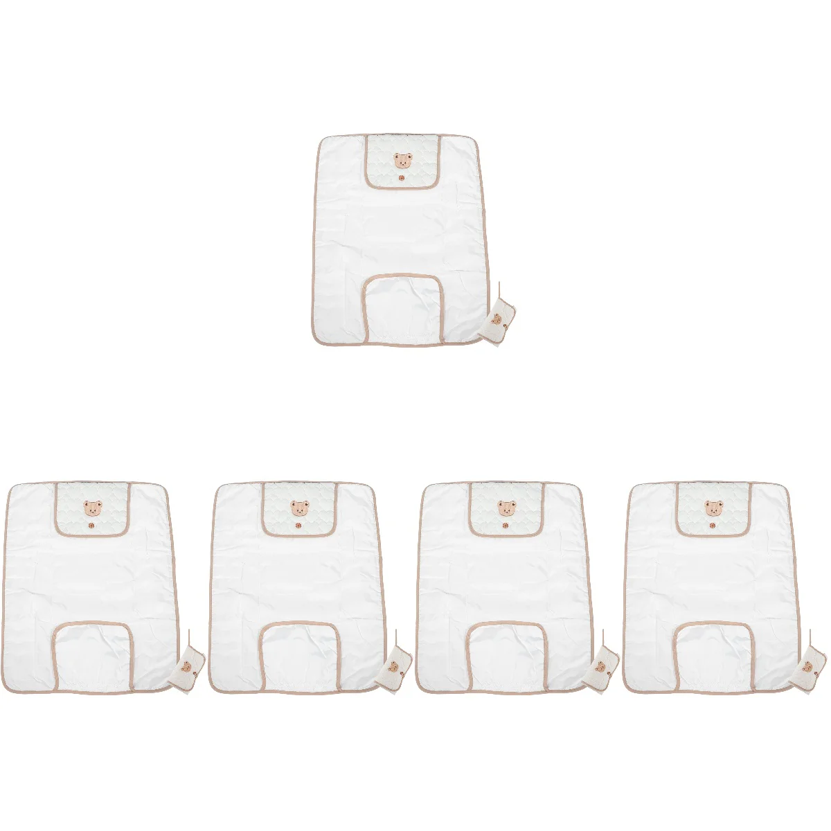 

5 PCS Urine Pad Waterproof Mattress Protector Children Crib Reusable Bed Household Absorb Cloth Diaper Inserts Breathable