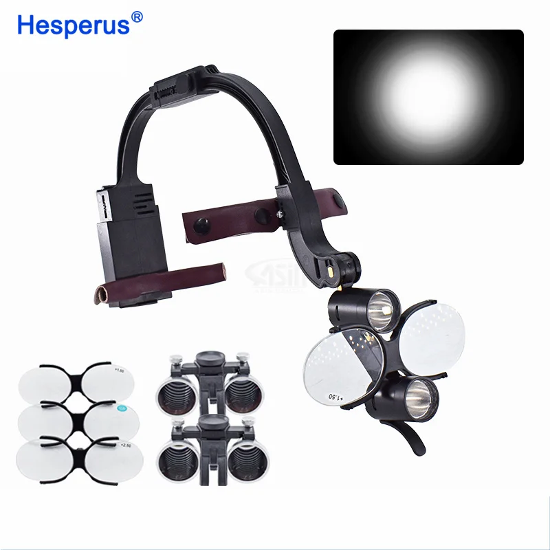 5 Вт Den tal светодиодный головной светильник 2 5X 3 стоматологический хирургический