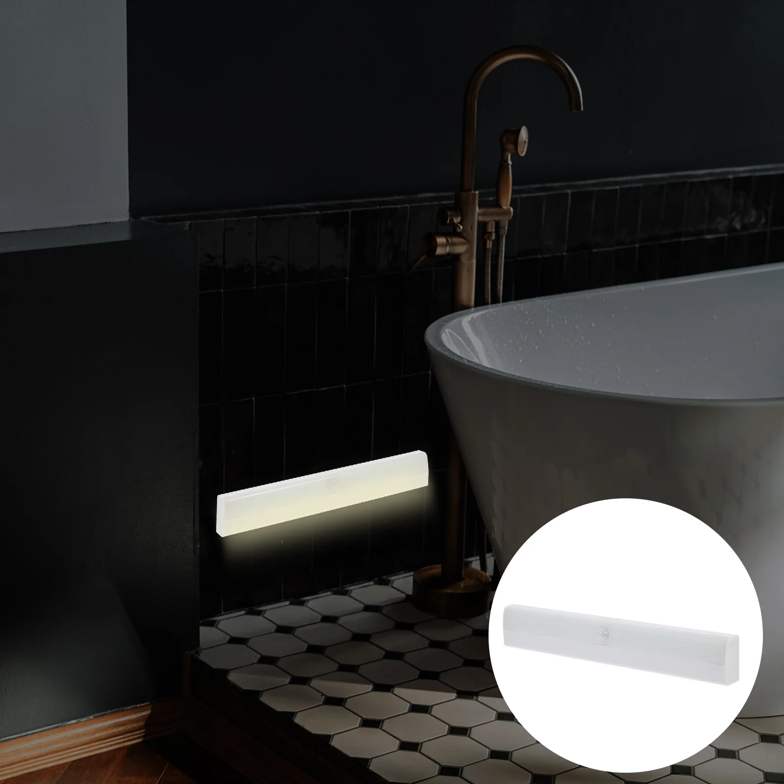 

Practical LED Body Sensing Cabinet Light Convenient Night Lamp Sensing Lamp