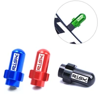 2pcs bike aluminum alloy presta valve cap light dust cover bicycle accessories mountain bike law mouth upgraded plastic cover