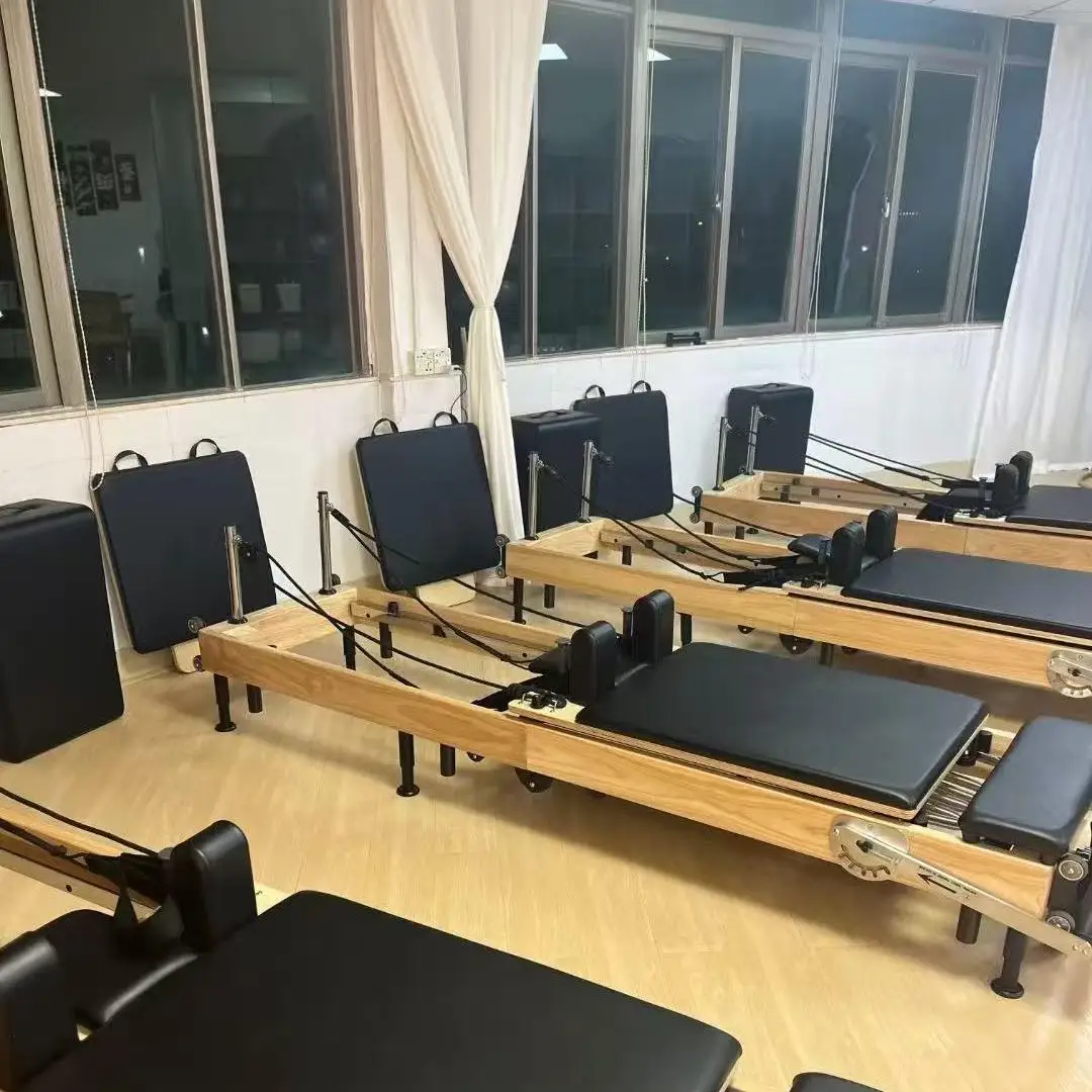 Фото Оптовая продажа по лучшей цене: умный мини-тренажер для пилатеса Power Gym Pro, легкий, складной, золотистого цвета, из дуба. №1