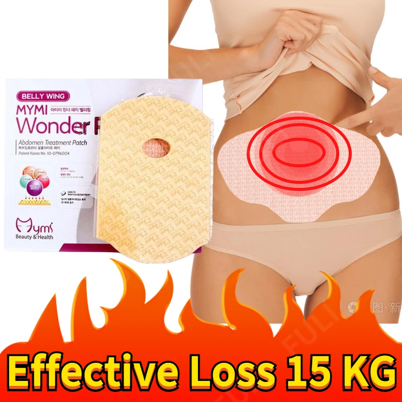 

10/30 Pcs Mymi Wonder Patch Quick Slimming Patch Belly Slim Patch Abdomen Slimming Fat Burning Stick Weight Loss Slimer Tool
