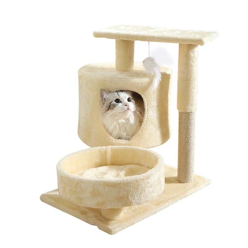 

Hemp Rope Scratch Karton Cat Tree Tower Cat Climbing Frame Sisal Cat Toy High Quality