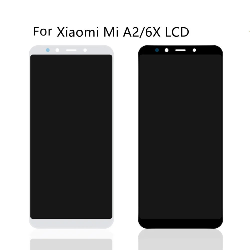 

5.99" Original Xiaomi Mi A2 LCD Display Touch Screen, For XiaomiA2 MiA2 Mi 6X Mi6x M1804D2SG LCD Display Replace, with Frame