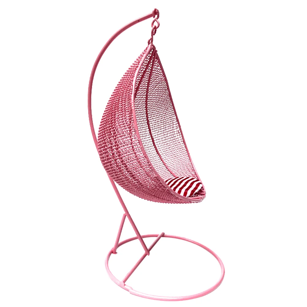 

Swing Chair Mini Toydoll Miniature Houserocking Hammock Furniture Dolls Scene Scale Model 12 Accessory 1 Work Actually That