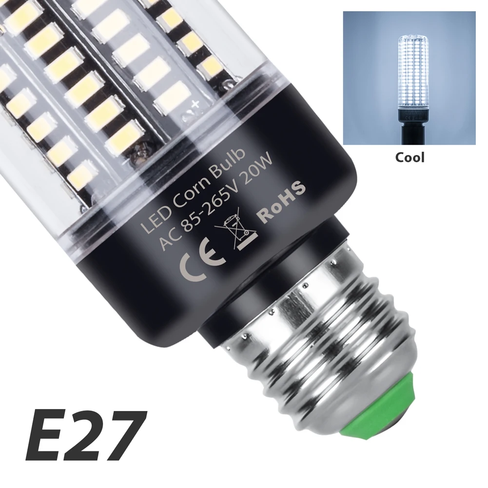 

Светодиодная лампа DuuToo E27/E14/B22 теплый/холодный белый 3.5-20Вт