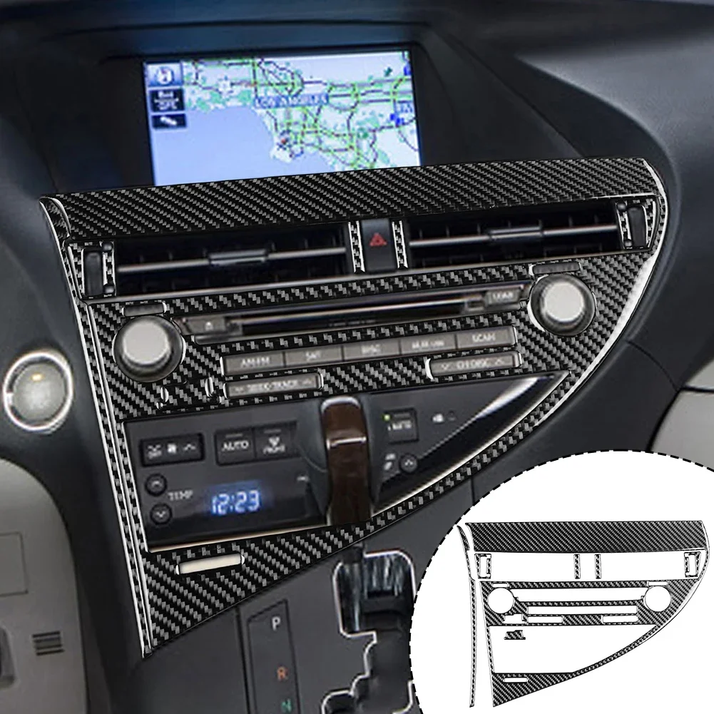 Карбоновая Внутренняя Рамка CD для Lexus RX350 RX450h 2010 2012 модификация интерьера
