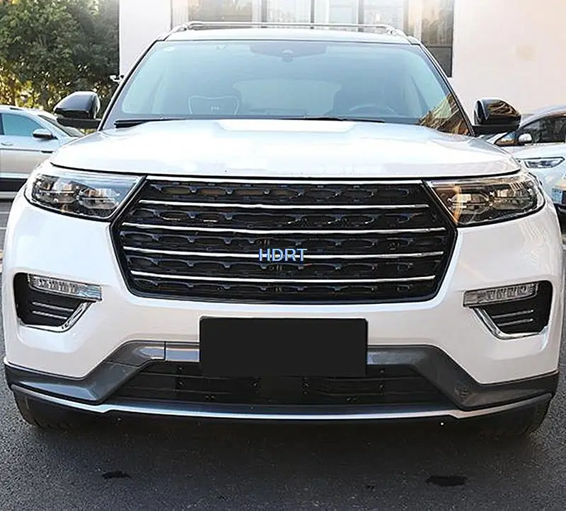 Для Ford Explorer 2020 2021 автомобильный Стайлинг ABS Хром Передняя противотуманная фара