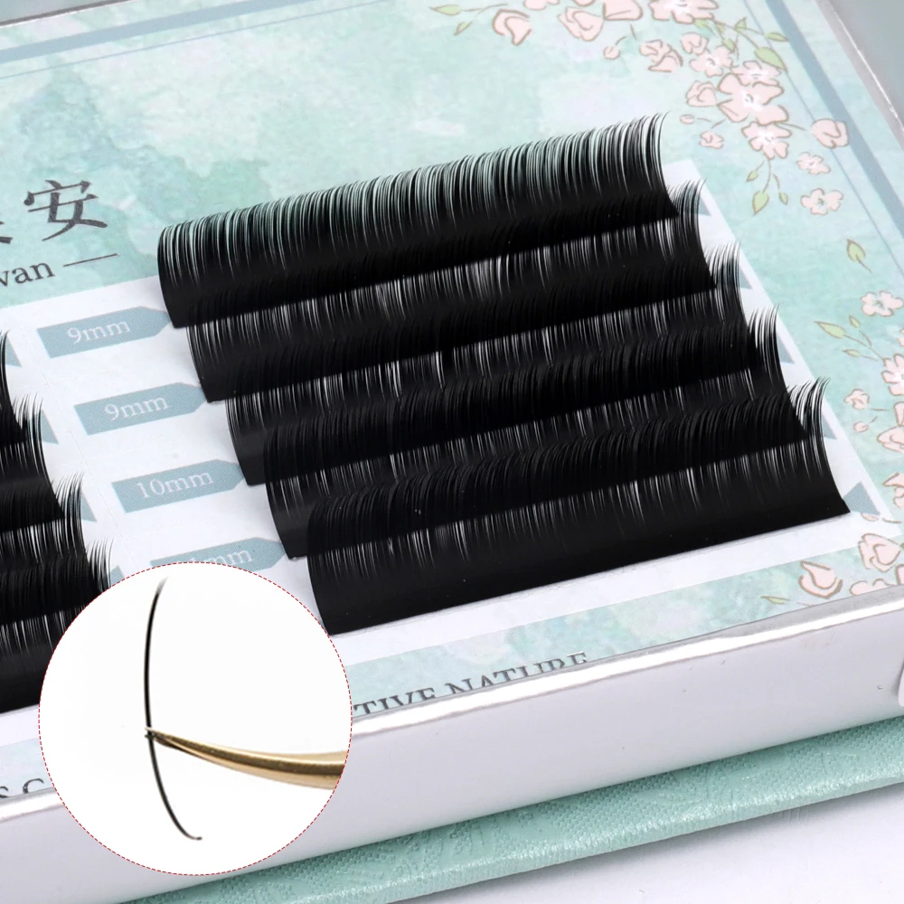 Fadvan Camellia объемное наращивание ресниц смешанной длины Премиум мягкие натуральные