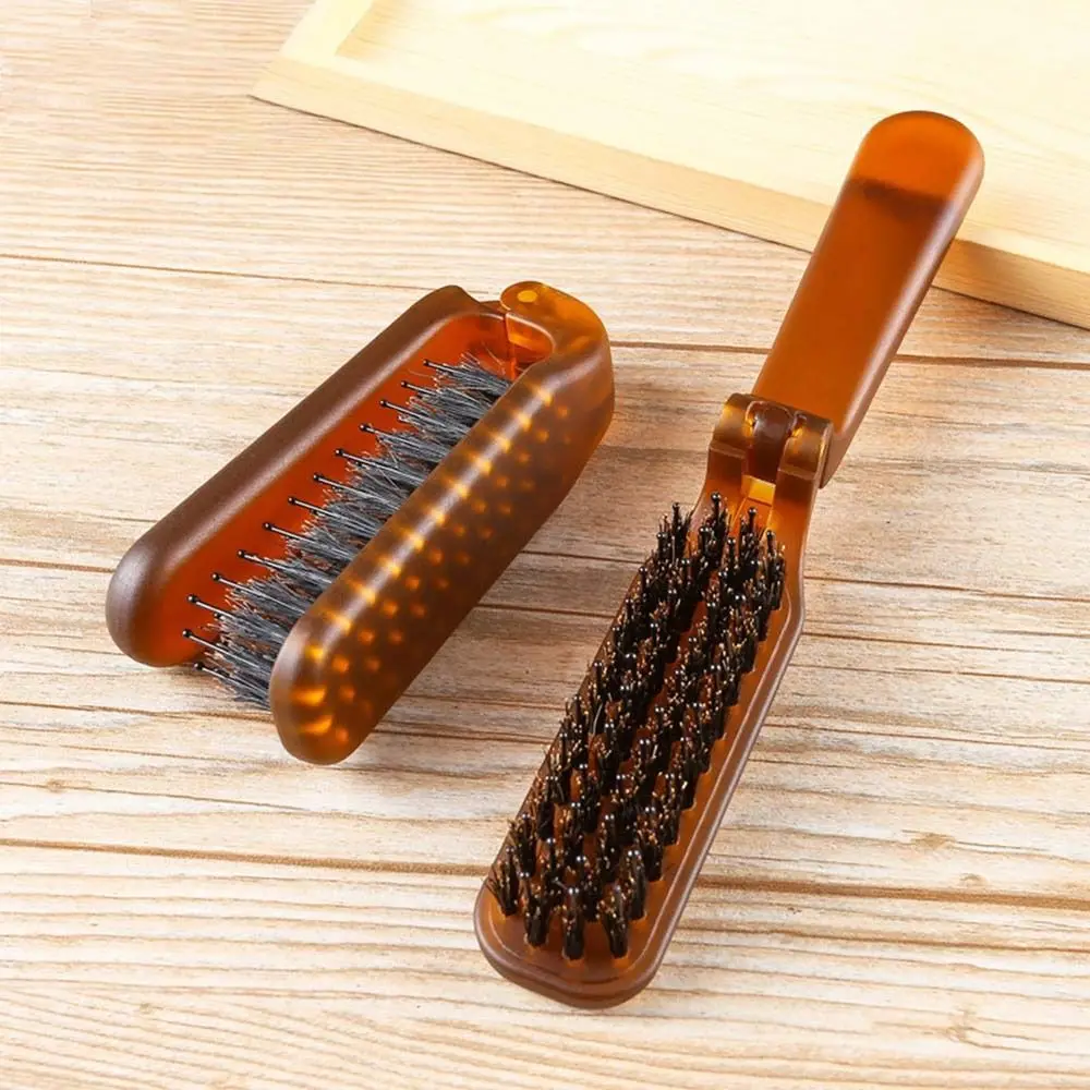 

Foldable Bristle Comb Portable Travel Hair Styling Massage Comb Straight Hair Curly Hair Comb Dual-use Portable Massage Comb
