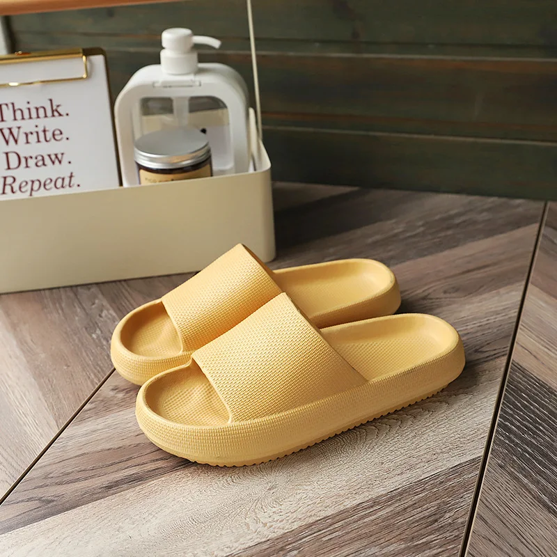 Summer Women Thick Bathroom Home Slippers Men Soft Sole Indoor Slides Female Sandals Non-Slip 2023 New