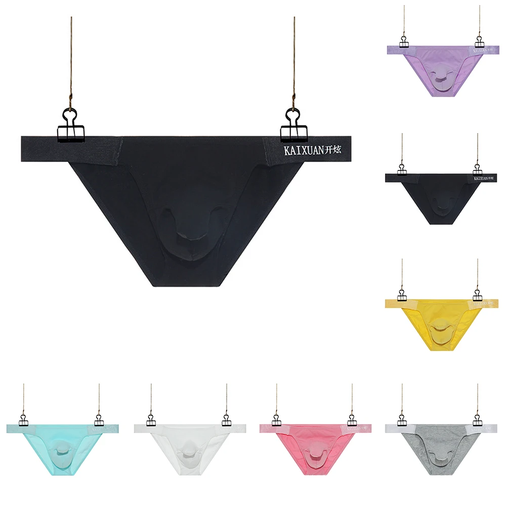 

Мужские сексуальные модные удобные треугольные шорты с заниженной талией, трусики, нижнее белье, мягкая сумка, бикини с заниженной талией, э...