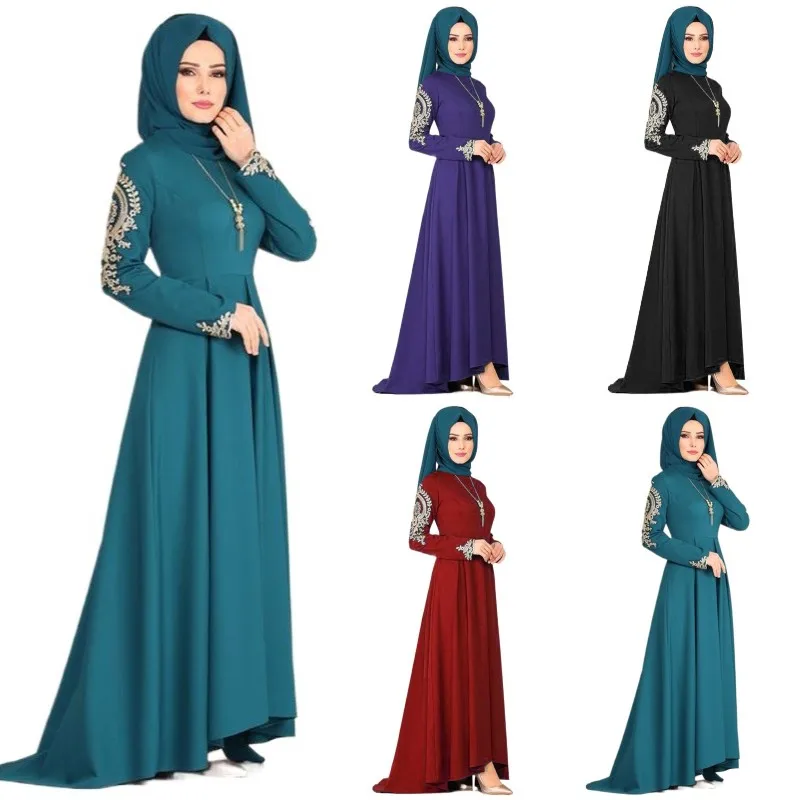 Модель 2022 года, шифоновое платье Eid Mubarak, раньше, мусульманское, мусульманское, арабское женское платье, Классическая Расширенная формальная...
