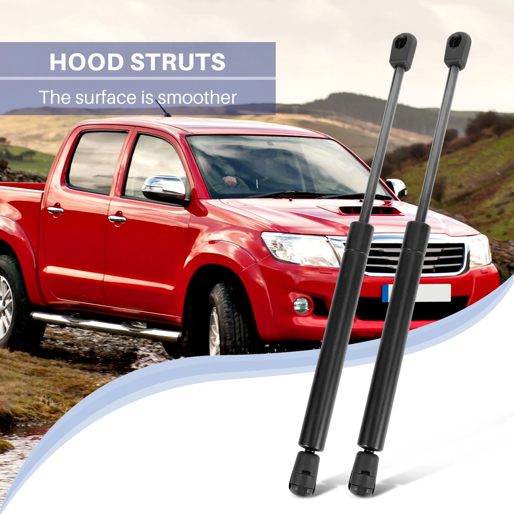 Удлиненные газовые стойки 325 мм для Toyota Hilux Iii Vii замена пикапа 1921Vr Arb навес задний