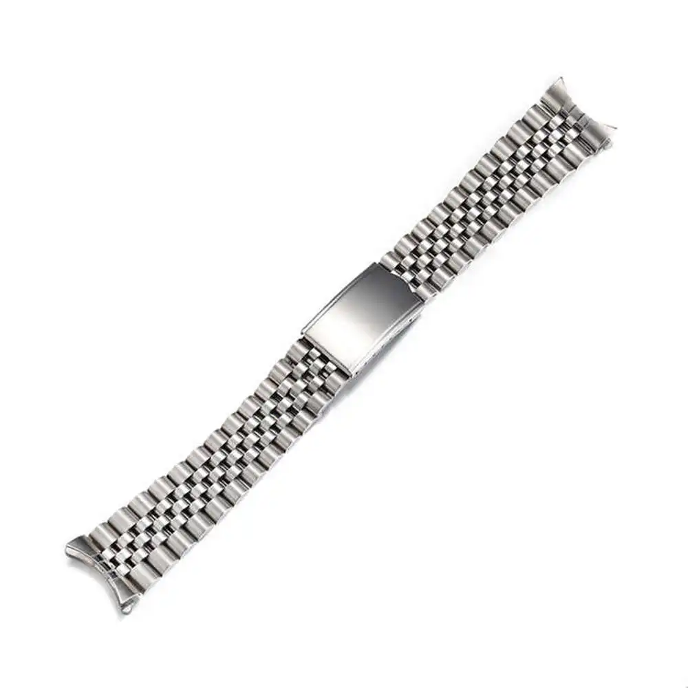 Watch Accessories Band Fits Rlx SKX5 Watch 18mm 19mm 20mm Solid 316L Stainless Steel Jubilee Strap Bracelet