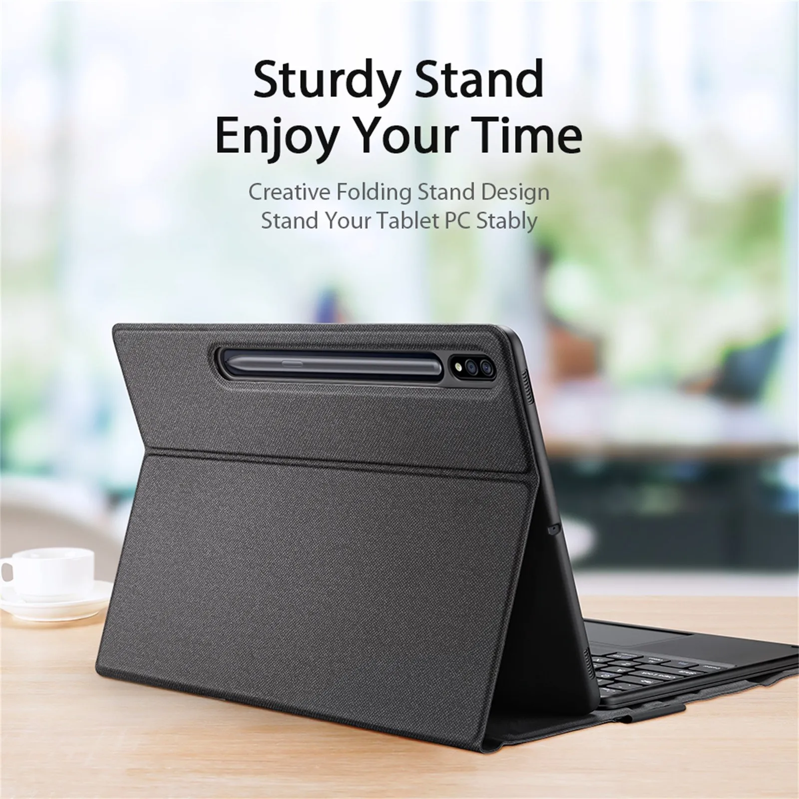 

compitable with samsung With Pen Suitable Keyboard Tab FE Case Ultra-thin Holder compatible with Ipad Pro 12.9 Case