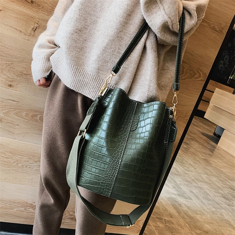 

Vintage Women's belt bag, stone pattern, shoulder bag, fashion, handbag, bucket bag, new series 2022