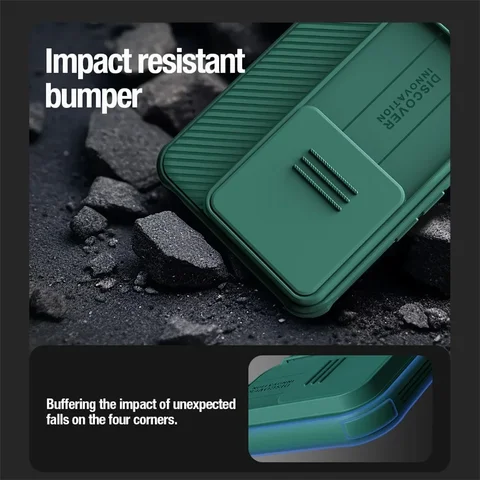 Чехол NILLKIN для Xiaomi Redmi Note 13 Pro 5G CamShield Pro Slide Camera Protect Privacy Cover для Redmi Note 13/13 Pro+ Plus 5G