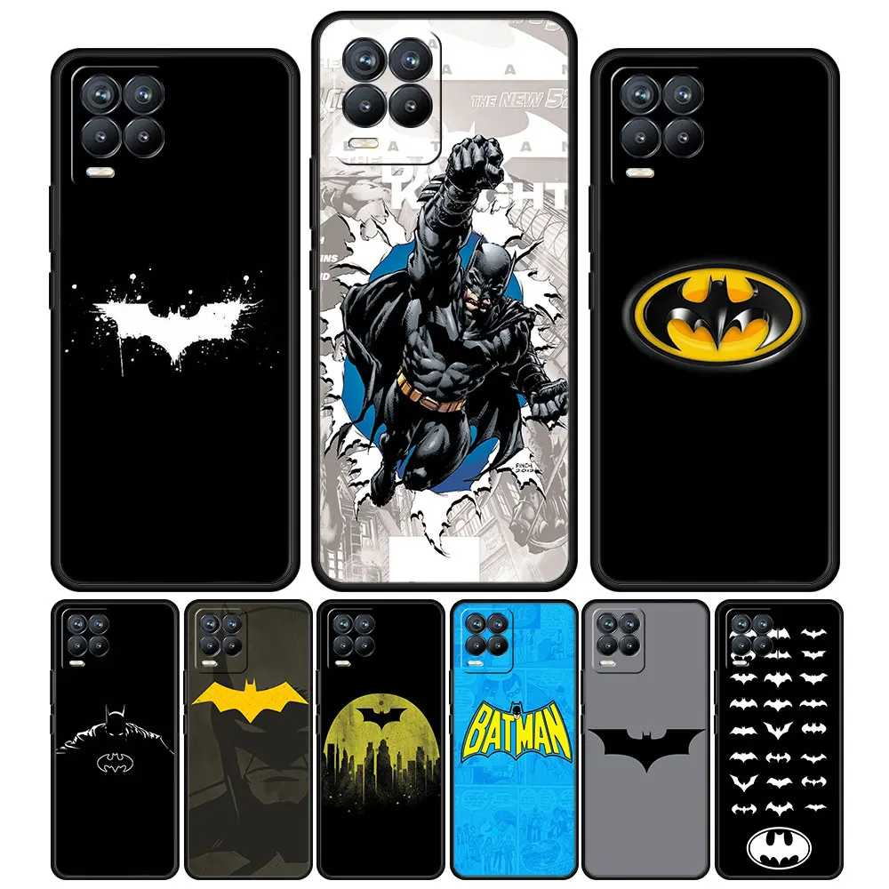 Case Cover for Realme 8 Pro 6 7 9 8i 9i C3 C11 C15 C21 C21y C25y GT XT Neo2 Neo3 C35 Soft Trend Silicone Funda Batman Fly Logo