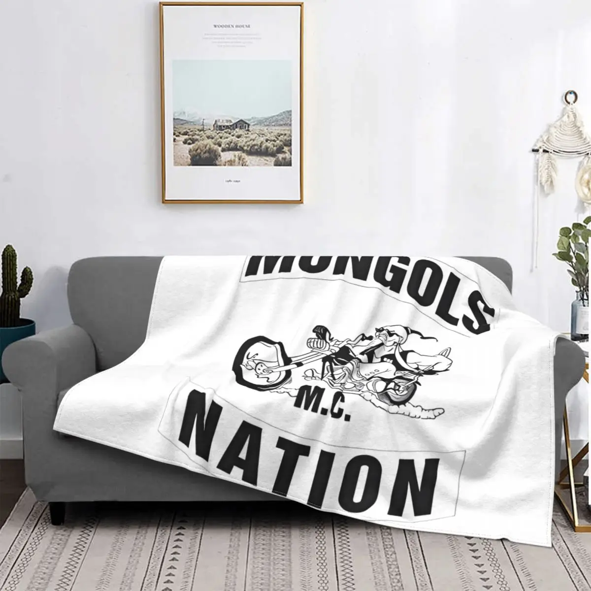 Ультрамягкое Флисовое одеяло Mongols Mc An