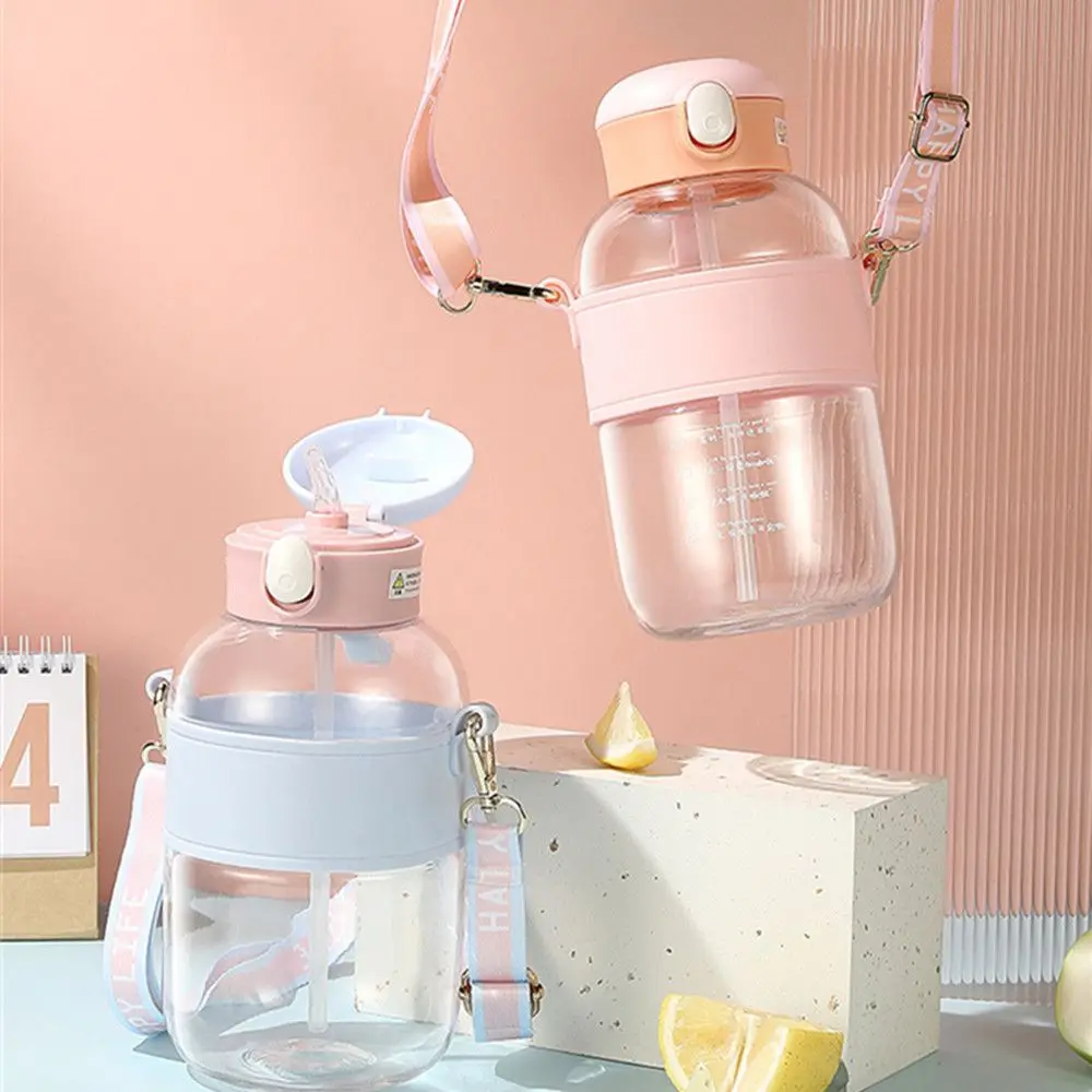 

Capacity Portable Sports Bottle With Shoulder Strap Portable Travel Kettle Water Bottle Water Jugs Sports Water Bottle