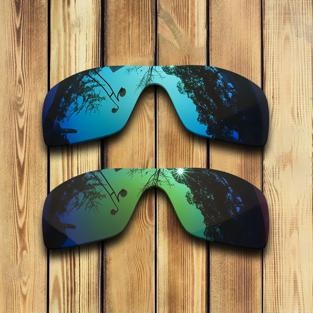 100% Precisely Cut Polarized Replacement Lenses for StraightBack Sunglasses  Blue& Green Combine Options