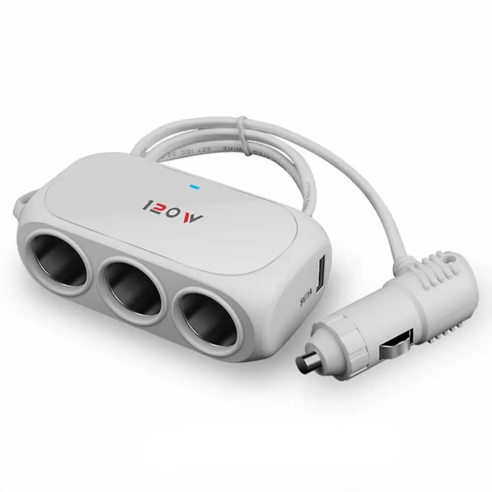Автомобильное зарядное устройство для прикуривателя сигар с 2-мя USB-портами |