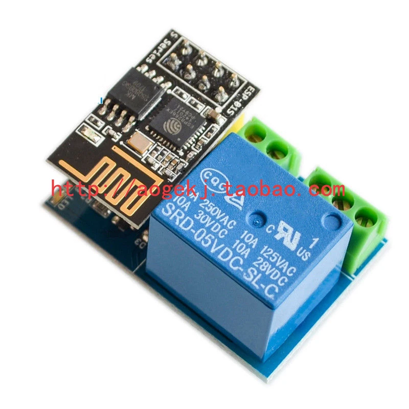 

ESP8266 ESP-01S module relay WIFI intelligent socket with ESP-01S