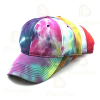 new fashion mens and womens tie dye caps multicolor irregular printing baseball cap outdoor street leisure sun hats