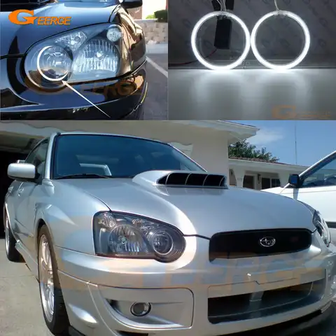 Для Subaru Impreza WRX STI 2003 2004 2005 отличный ультра яркий CCFL ангельские глазки Halo набор колец автомобильные аксессуары