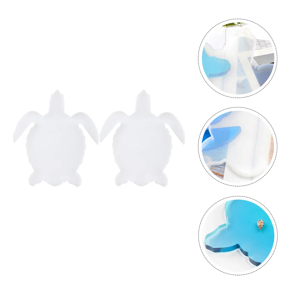 

Mold Coaster Silicone Resin Turtle Tray Epoxy Marine Ocean Animal Diy Sea Ashtray Tortoise Trinket Life Plate Molds Flexible