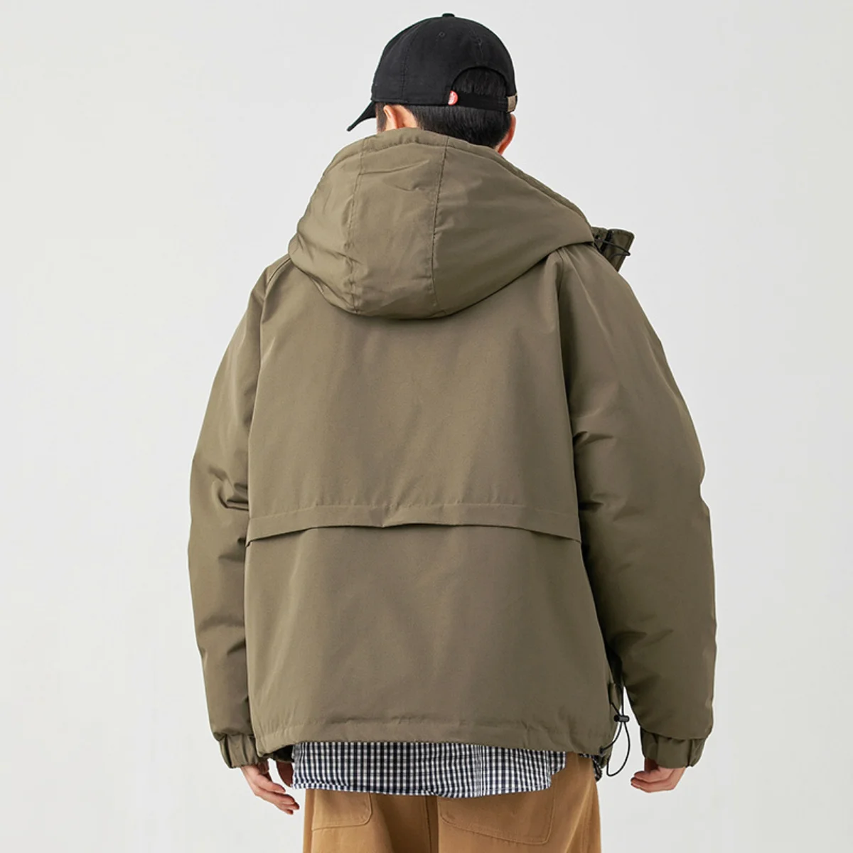 Cotton Coat Men's Outdoor Mountain Trench Coat Men's Cotton Coat Winter Japanese Vintage Overalls Men's Winter Jacket Men