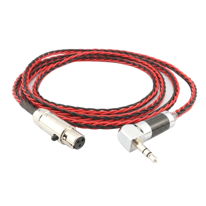 

3 Core Audio Headphone Attached Cables 3.5Mm Stereo Plug To Mini XLR For AK G K267, K702, K271, K712, Q701