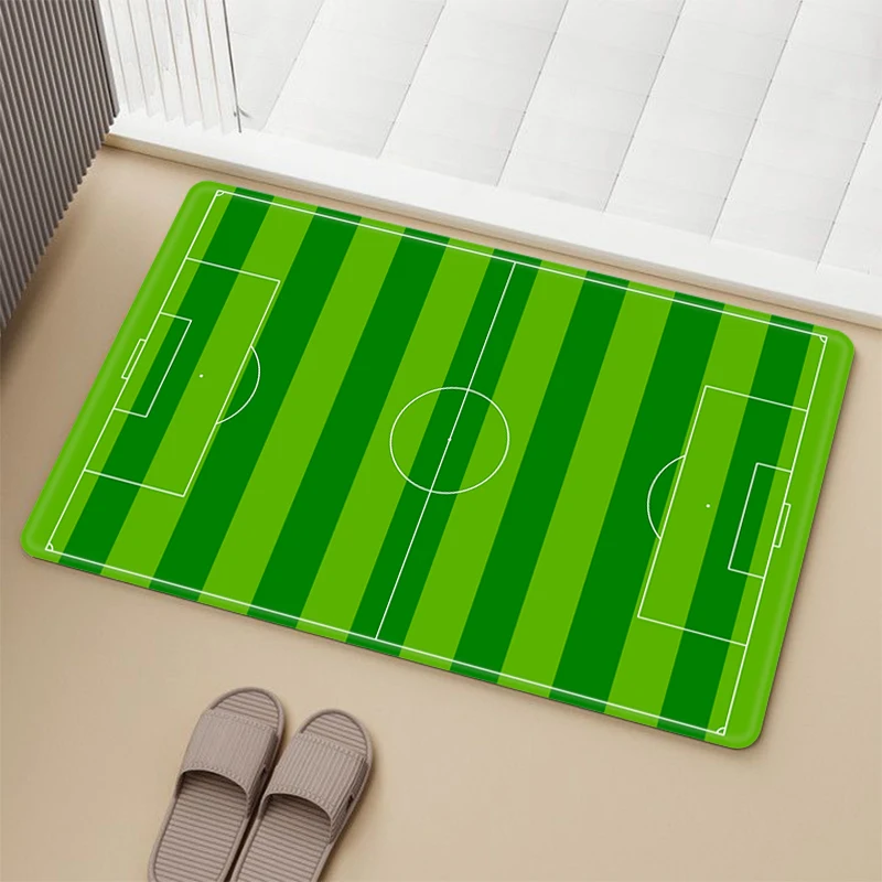 

Kitchen Mat Football Field Rug Entrance Door Mats Living Room Rugs Bedrooom Carpet Welcome Home Doormats Foot Bath Floor Doormat