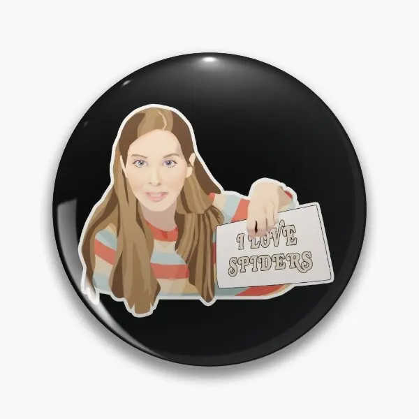 

I Love Spiders Soft Button Pin Hat Lover Brooch Jewelry Metal Collar Creative Cute Badge Lapel Pin Decor Cartoon Women Clothes