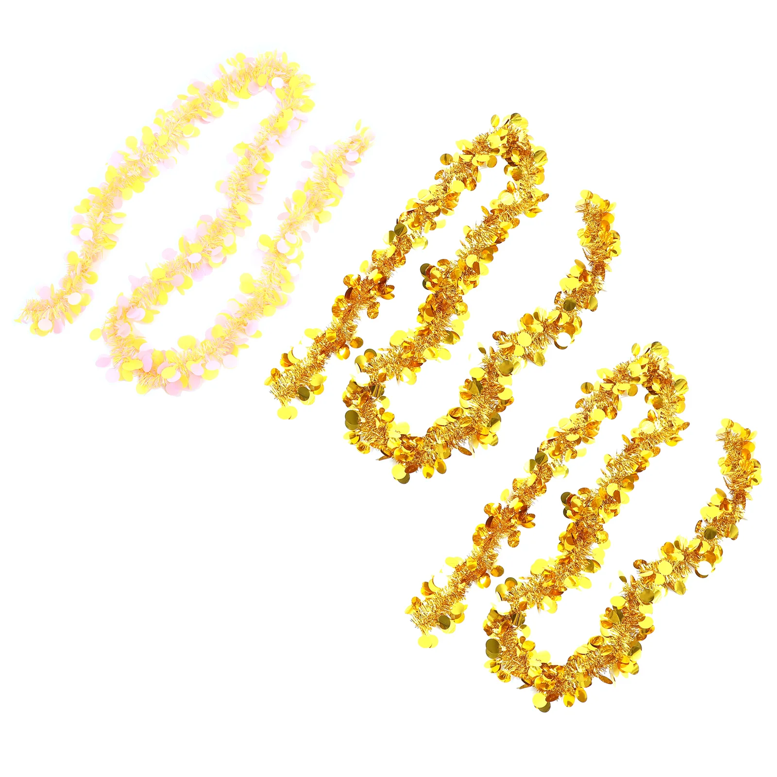 

Garland Tinsel Wedding Birthday Party Shiny Tree Metallic Hanging Decoration Favor Supplies Easter Gold Sequins Home decor