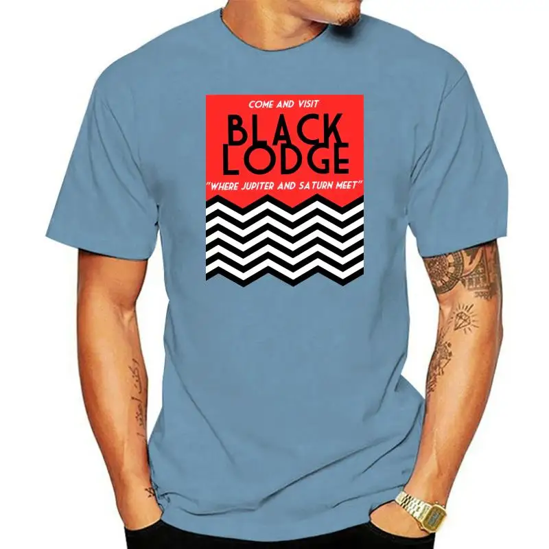 

Inspired By Twin Peaks T Shirt - Black Lodge Poster Cult Tv T Shirt Digital Printed Tee Shirt