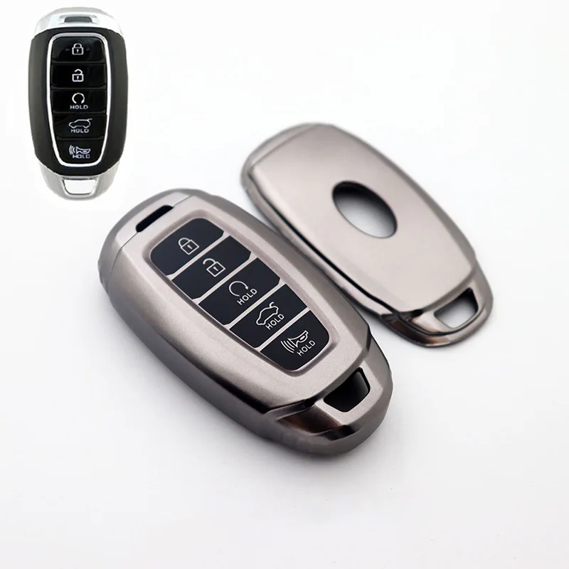 

Чехол для автомобильного ключа из ТПУ, аксессуары для Hyundai Santa I30 IX35 Encino Kona Solaris Accent Fe Azera greatelantra