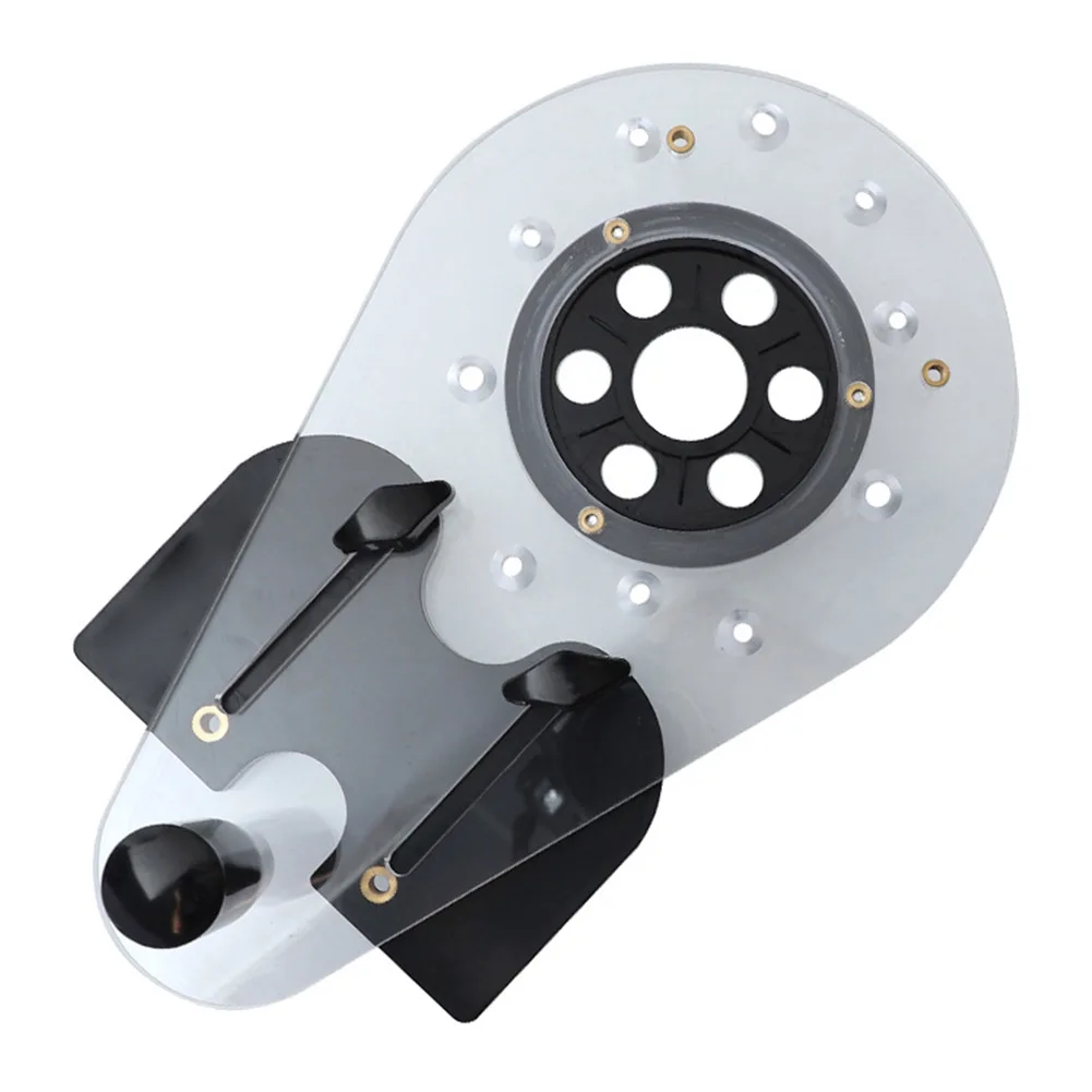 

Universal Acrylic Woodworking Milling Base Electric Engraving Trimming Machine HoleLocator Circle Cutting Jig