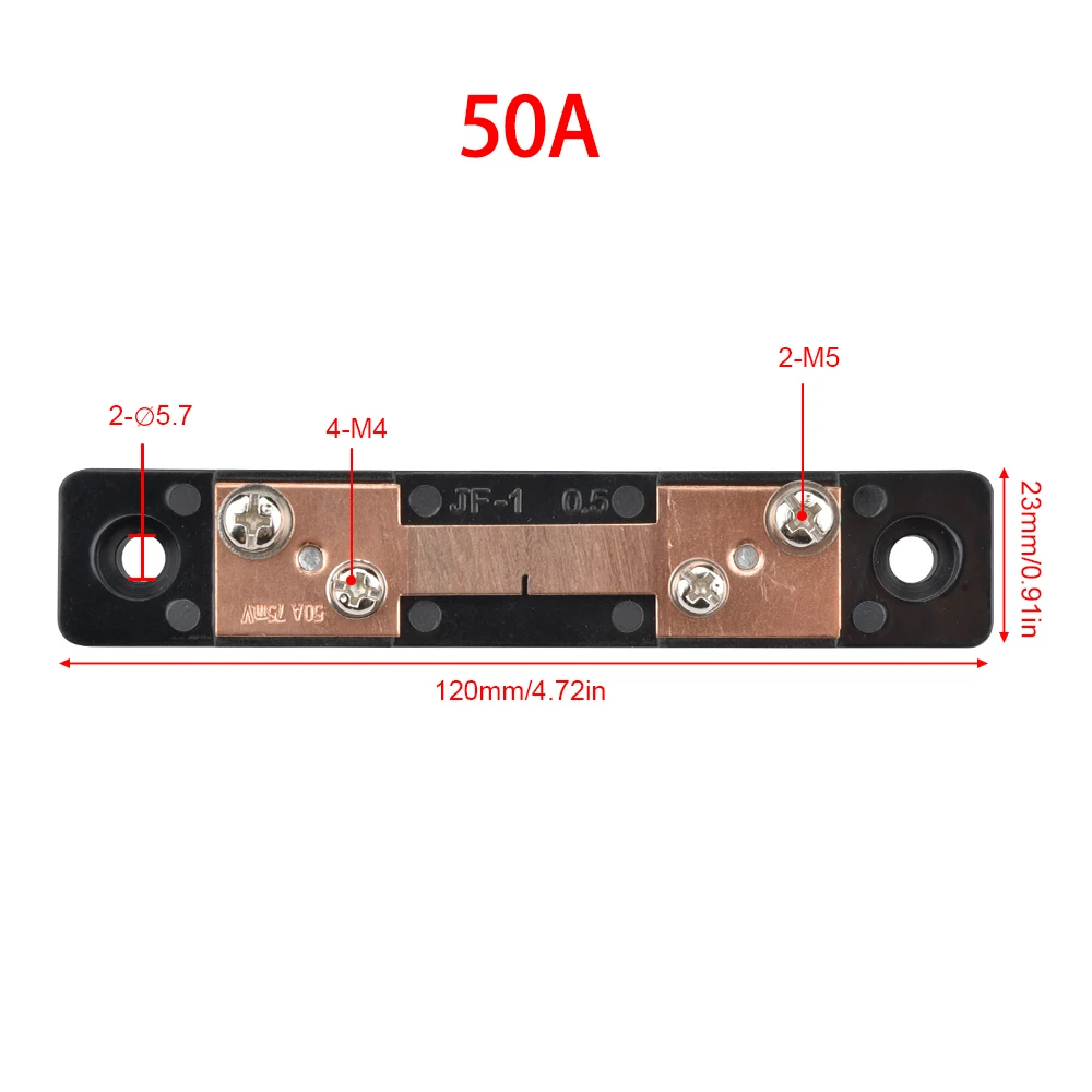 

Внешний шунт JF-1 10-50A 75 мВ