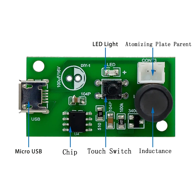 USB мини-увлажнитель DIY наборы туманообразователь и драйвер печатная плата Fogger