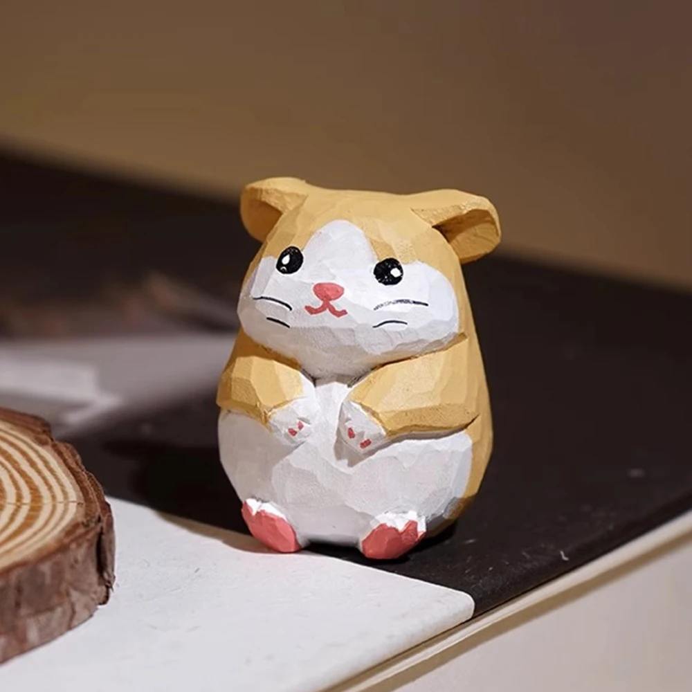 

Деревянная фигурки хомяка