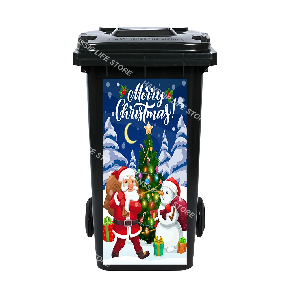 2024 рождественский креативный мультяшный медведь с изображением лося мусорный