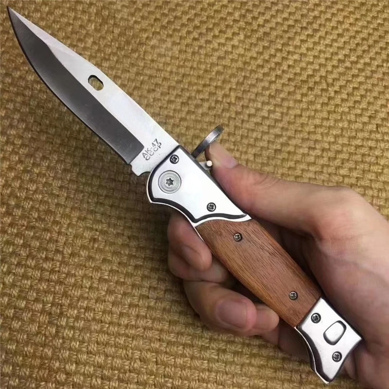 

M9 ASSISTED OPEN KNIFE 440C Blade Tactical Survival Combat Rambo Folding Knives Hunting Camping High Quality Rescue EDC Tool