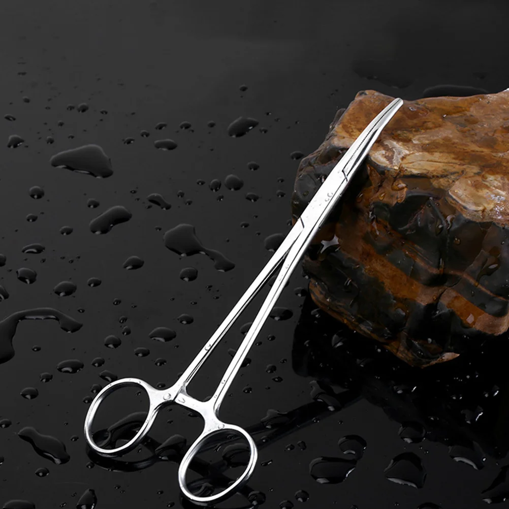 

2pcs Fishing Straight and Curved Forcep Prime Stainless Steel Ear Canal Exclusive Forcep Tool Fishing Clamps Tweezers for