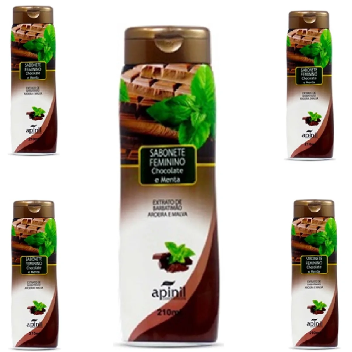 

Intimo Chocolate Soap with Mint 210ml Apinil Kit 40 Un