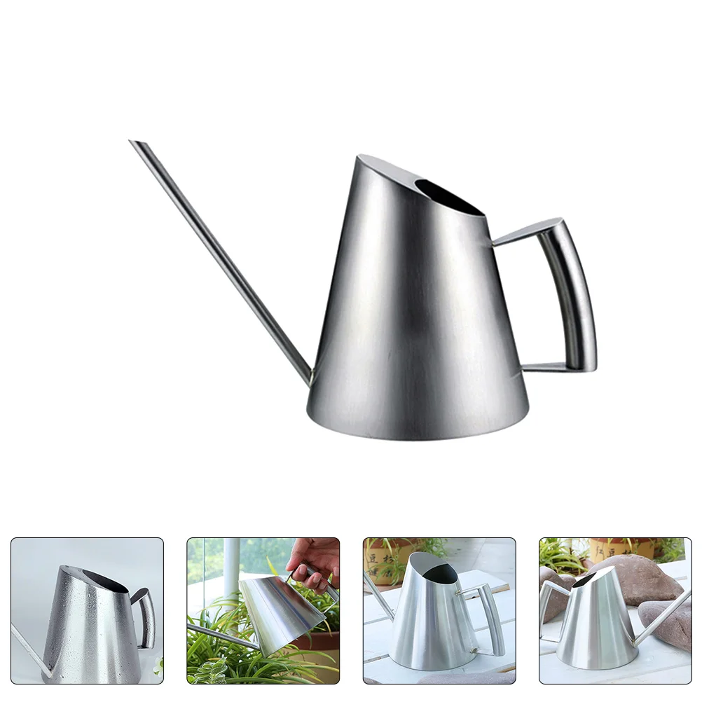 

Watering Cankettle Pot Water Gardenmetalfor Spray Steel Stainless Planting Supplies Outdoor Small Potted Spout Mouth Bottle