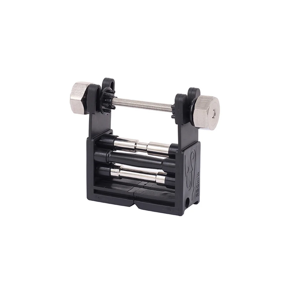 

Bow String Serving Jig Tool Aluminum Alloy Adjustable Tension Archery Winder for Various Bow