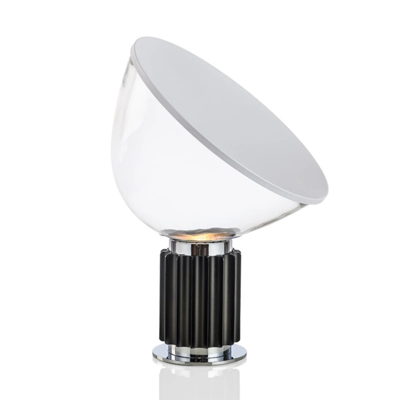 

Modern Simple Table Lamp Radar Shape Glass Table Lamps For Bedroom Bedside Lamp Living Room E27 Lighting EU Plug